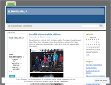 Tablet Screenshot of ilmasilmaja.wordpress.com