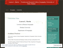 Tablet Screenshot of laurenmartin.wordpress.com