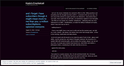 Desktop Screenshot of enertialcall.wordpress.com