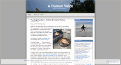 Desktop Screenshot of humanvoice.wordpress.com