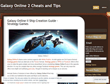 Tablet Screenshot of galaxyonline2cheats.wordpress.com