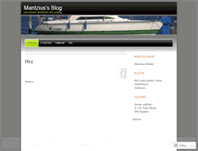 Tablet Screenshot of mantzius.wordpress.com