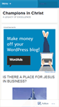 Mobile Screenshot of championsinchrist.wordpress.com