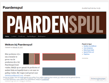 Tablet Screenshot of paardenspulbe.wordpress.com