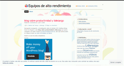 Desktop Screenshot of habilidadesdirectivas.wordpress.com