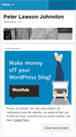 Mobile Screenshot of peterlawsonjohnston.wordpress.com