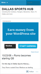 Mobile Screenshot of dallassportshub.wordpress.com