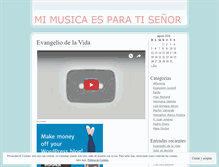 Tablet Screenshot of musicales.wordpress.com