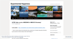 Desktop Screenshot of experimentalhappiness.wordpress.com
