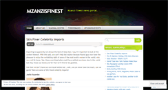 Desktop Screenshot of mzanzisfinest.wordpress.com