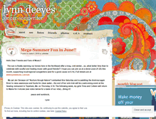 Tablet Screenshot of lynndeeves.wordpress.com