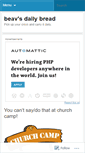 Mobile Screenshot of beavsdailybread.wordpress.com