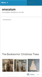 Mobile Screenshot of anacalum.wordpress.com