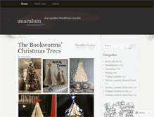 Tablet Screenshot of anacalum.wordpress.com
