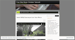 Desktop Screenshot of freesitarmusic.wordpress.com