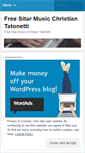 Mobile Screenshot of freesitarmusic.wordpress.com