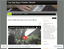Tablet Screenshot of freesitarmusic.wordpress.com