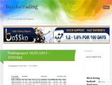 Tablet Screenshot of basskotrading.wordpress.com