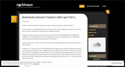 Desktop Screenshot of ngchinaun.wordpress.com