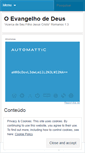 Mobile Screenshot of evangelhodedeus.wordpress.com