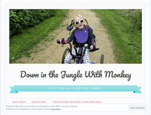 Tablet Screenshot of downinthejunglewithmonkey.wordpress.com