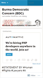 Mobile Screenshot of bdcburmaswedish.wordpress.com