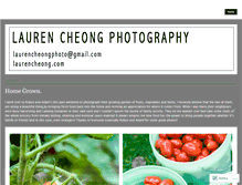 Tablet Screenshot of laurencheongblog.wordpress.com