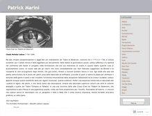 Tablet Screenshot of patrickmarini.wordpress.com