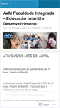 Mobile Screenshot of iavmeducacaoinfantildesenvolvimento.wordpress.com
