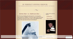 Desktop Screenshot of inperfectfinfrench.wordpress.com