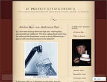 Tablet Screenshot of inperfectfinfrench.wordpress.com