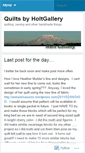 Mobile Screenshot of holtgallery.wordpress.com