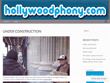 Tablet Screenshot of hollywoodphony.wordpress.com