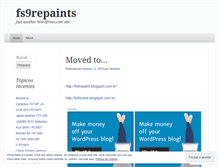 Tablet Screenshot of fs9repaints.wordpress.com