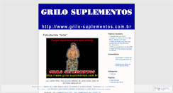 Desktop Screenshot of grilosuplementos.wordpress.com