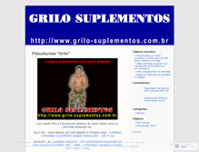 Tablet Screenshot of grilosuplementos.wordpress.com