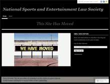 Tablet Screenshot of nationalsportsandentertainment.wordpress.com