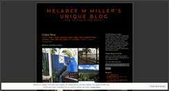 Desktop Screenshot of melabeemiller.wordpress.com