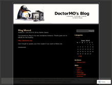 Tablet Screenshot of doctormo.wordpress.com