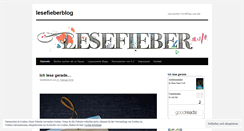 Desktop Screenshot of lesefieberblog.wordpress.com