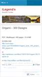 Mobile Screenshot of ilegend.wordpress.com