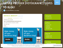 Tablet Screenshot of nicolepfotografie.wordpress.com