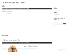 Tablet Screenshot of okinawangojuryukaratedo.wordpress.com