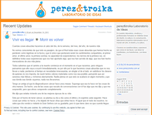 Tablet Screenshot of perezytroika.wordpress.com