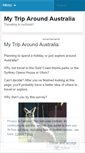 Mobile Screenshot of mytriparoundaustralia.wordpress.com