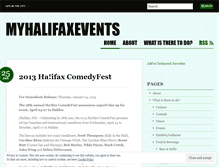 Tablet Screenshot of myhalifaxevents.wordpress.com