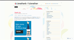 Desktop Screenshot of bjonathan.wordpress.com