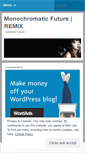 Mobile Screenshot of monochromaticfutureremix.wordpress.com