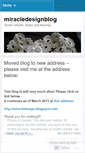 Mobile Screenshot of miracledesignblog.wordpress.com