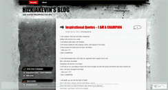 Desktop Screenshot of hizkiakevin.wordpress.com